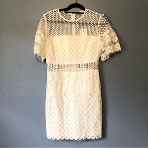 Endless Rose white lace dress